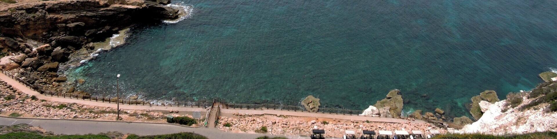 Rosh Hanikra Caves Near Border