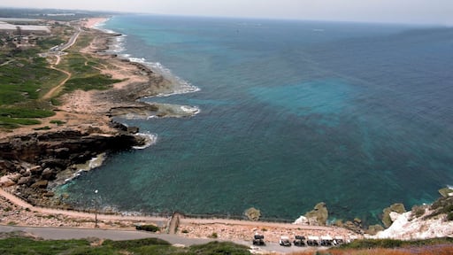 Rosh Hanikra Caves Near Border