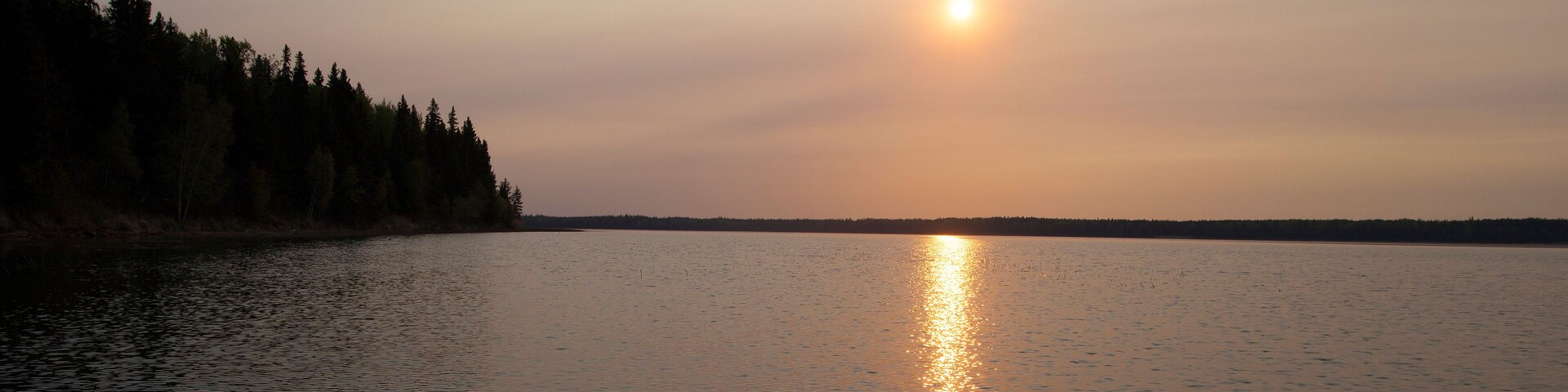 Smoky Saskatchewan sunrise