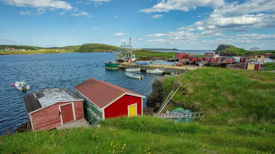 Colorful Port Rexton, Newfoundland