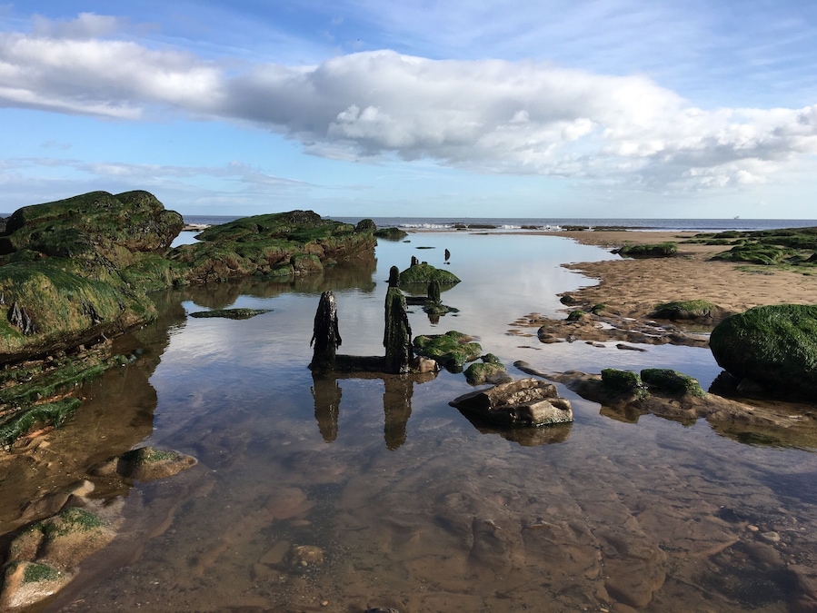 Season Carew beach is a local town side beach with easy access.