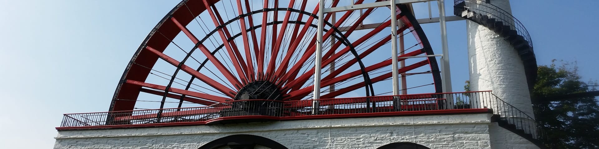 Laxey Wheel on Isle of Man