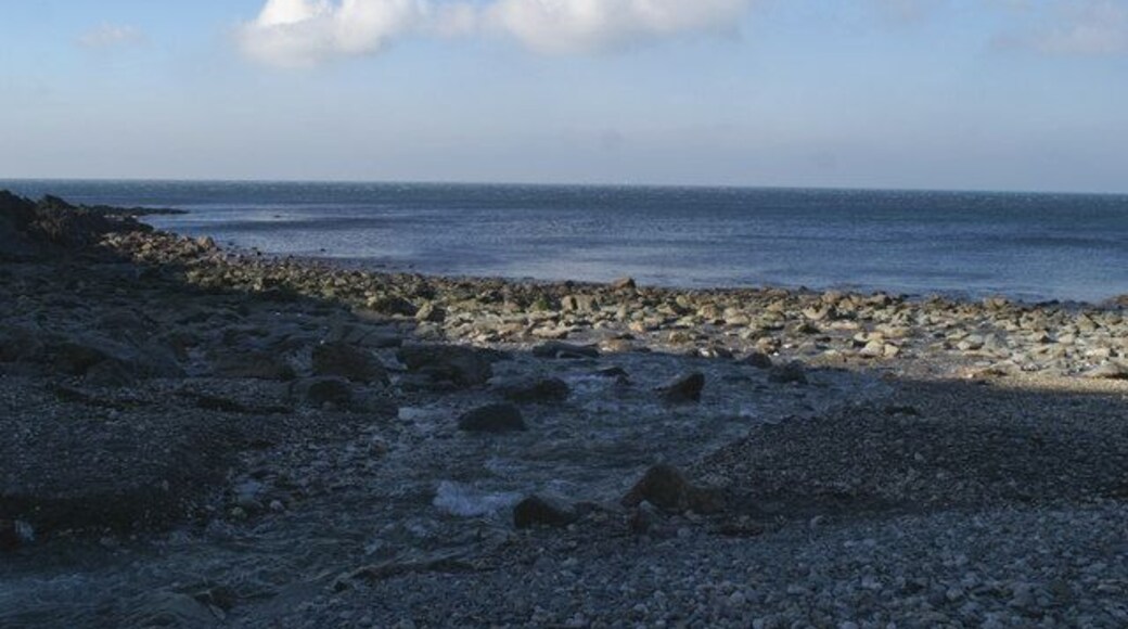 River outfall, Glen Maye
