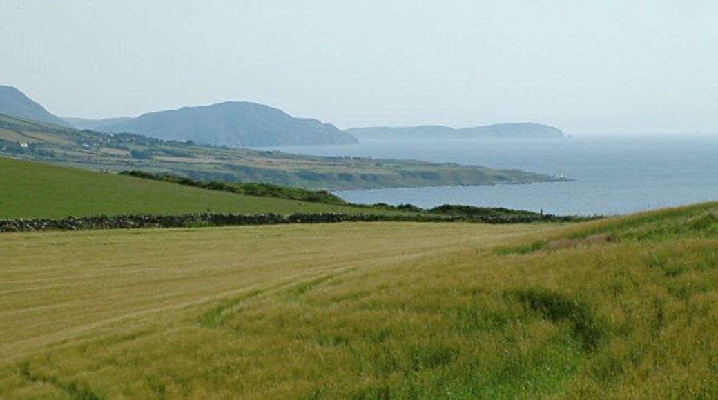 Contrary Head - Isle of Man. Looking south from Peel Hill, with Bradda Head and the Calf of Man in the distance.
