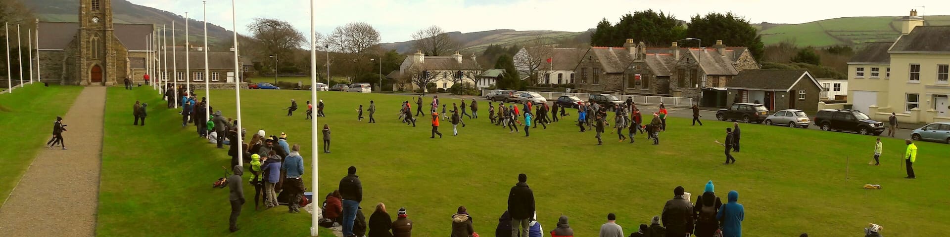 The St. Stephen's Day cammag match at St. John's, 2016
