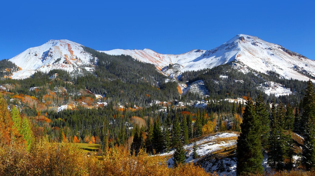 Panoramic view of Hayden mountains