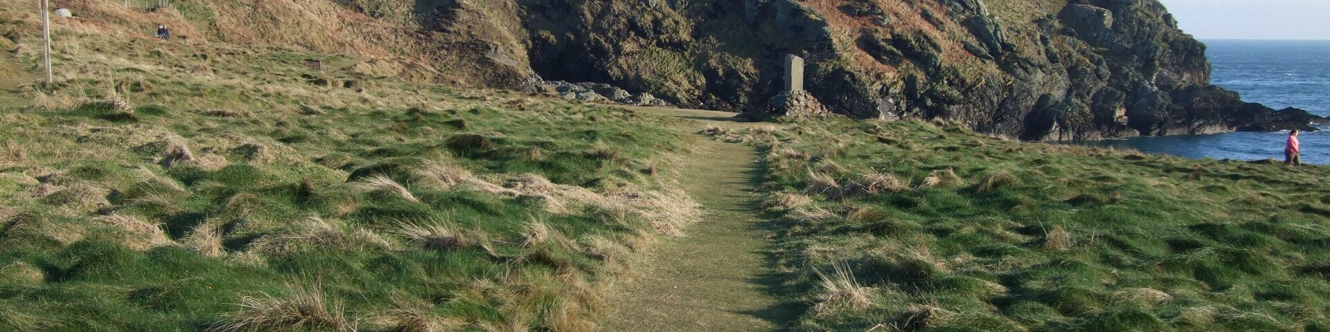 Coastal footpath at The Sound