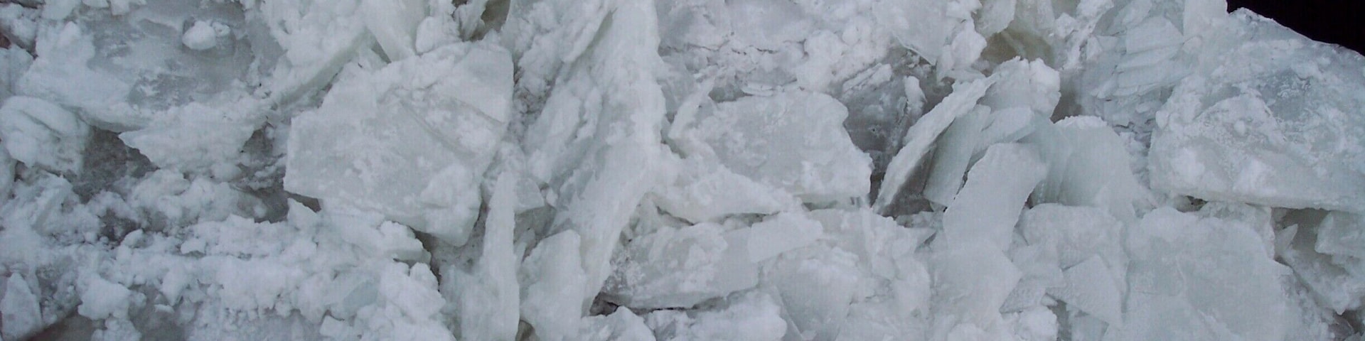 This is what frozen river water looks like up close. We did a trip across the frozen St Lawrence river in an ice-breaker which nearly didn't break ice! #river #frozen
