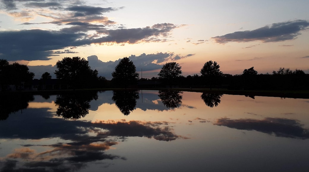 Private lake along Rt 224..
