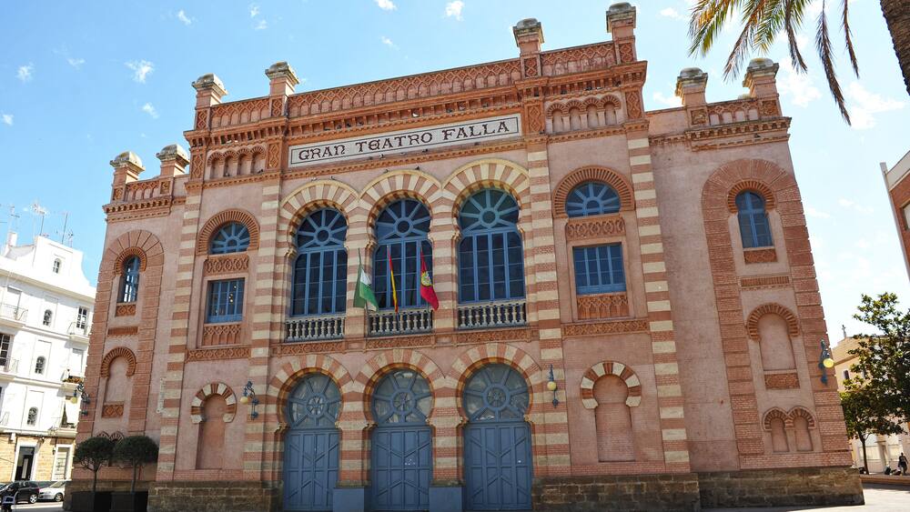 Gran Teatro Falla, carnavales de Cádiz, Andalucía, España