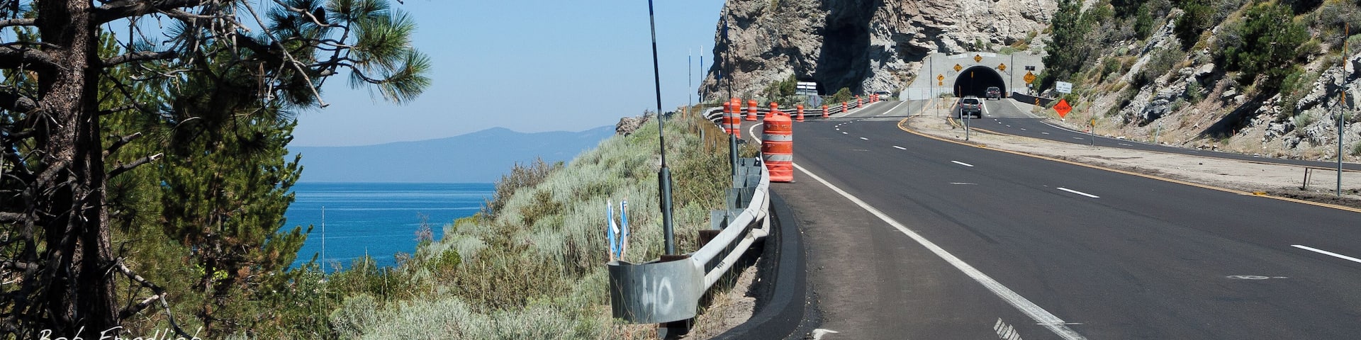 Cave Rock Lake Tahoe along Hwy 50