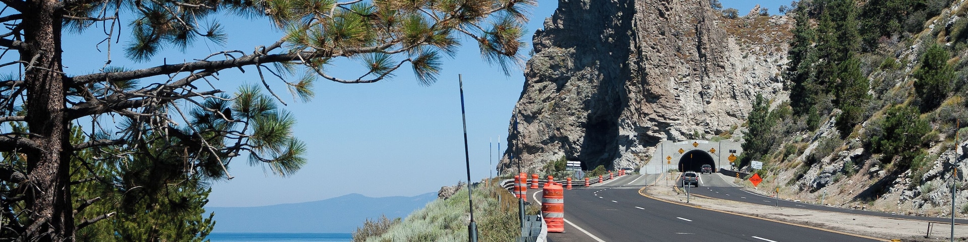 Cave Rock Lake Tahoe along Hwy 50