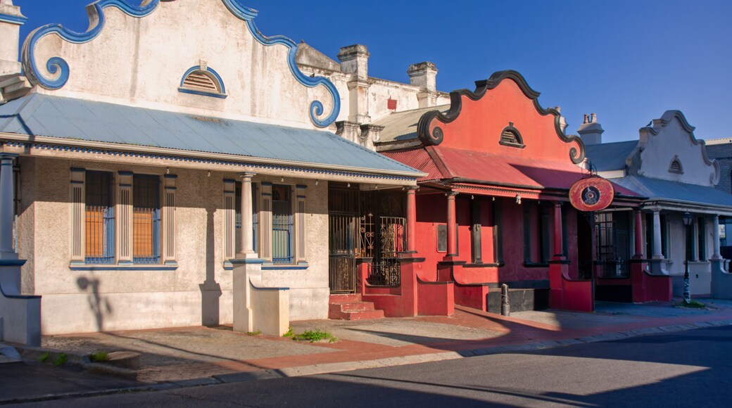 Cape Town Dutch architecture, city streets in South Africa, multicultural heritage buildings, , Observatory neighborhood,