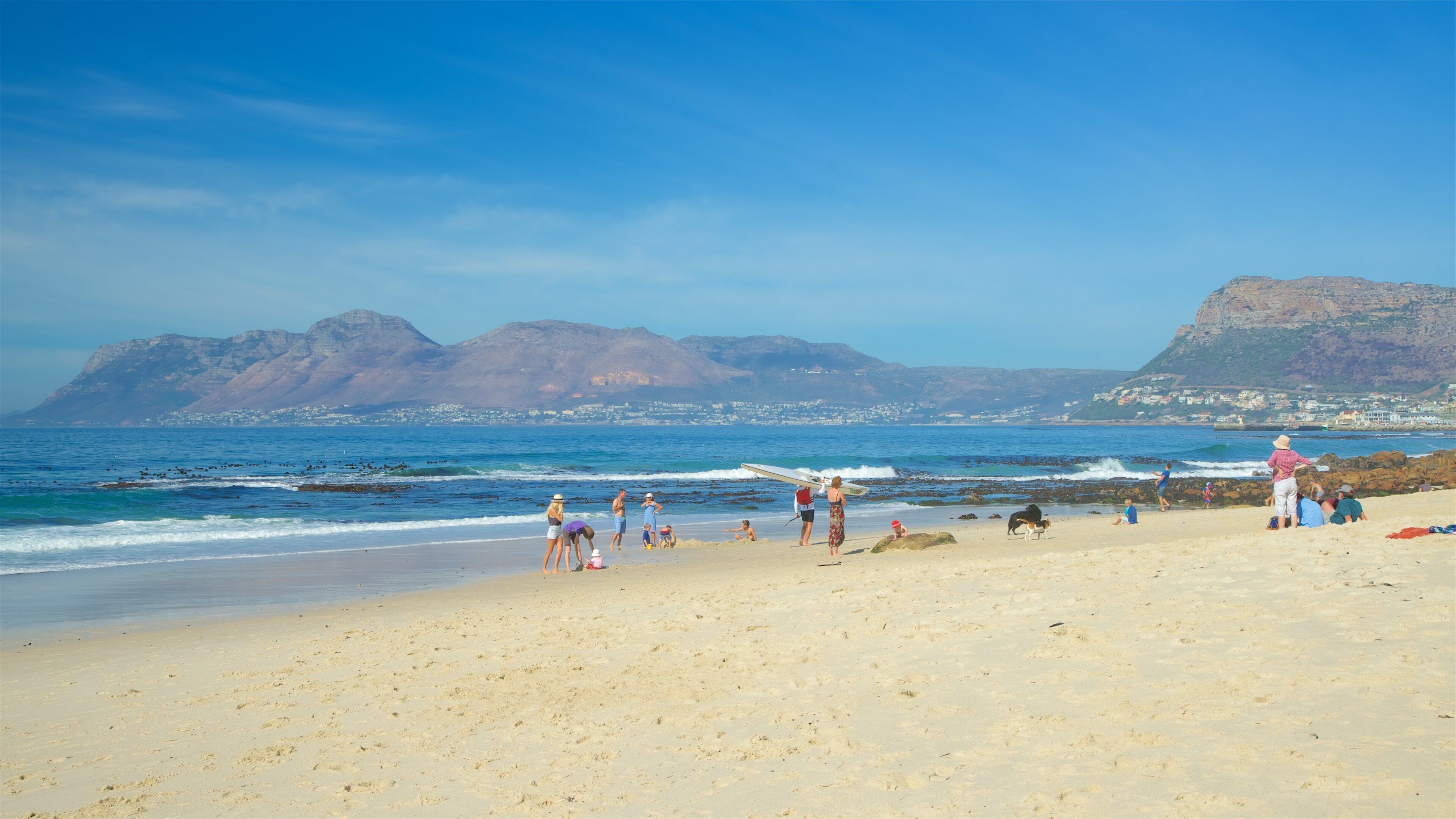 St. James which includes mountains, a beach and landscape views