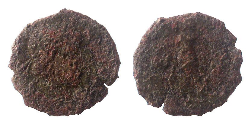 Illegible 4th century nummus