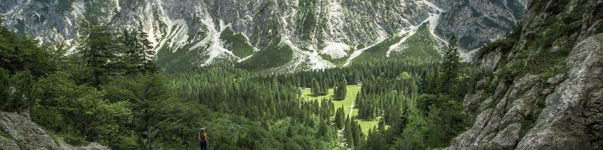 Hiked up to this waterfall high up in the mountains and deep into Triglav National Park for lunch. #GreatOutdoors