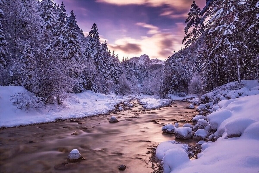 Under the Peričnik waterfall flows river Triglavska bistrica, at winter offers us a very beautoful scenery with mountains in the background. This is in Slovenian ony national park, Triglav national park where is our biggest mountain Triglav with 2864m above sea level.
Uploaded for a contest #BvSWater