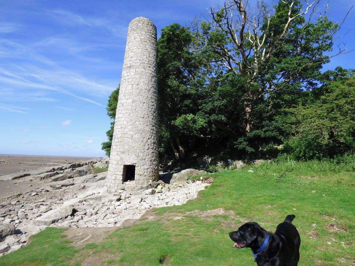 Relic of its limestone quarrying past at Jenny Brown's point near Silverdale.Easy walk from Gibralter fm campsite. Anyone know who Jenny B was?