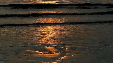 A quiet fishing village at one of the islands of Riau Province in Indonesia
