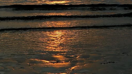 A quiet fishing village at one of the islands of Riau Province in Indonesia