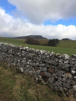 Pen Y Ghent with snow on top... I love the dales 💞