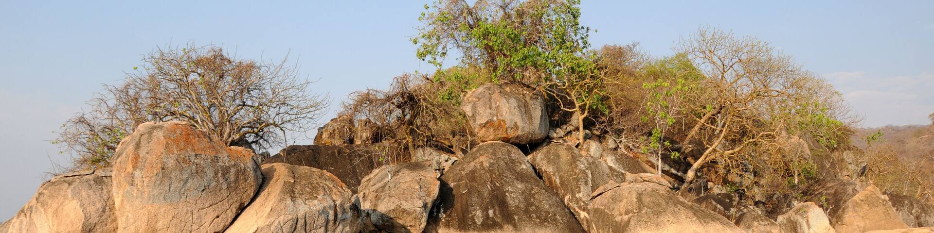 A Beautiful and typical rock cluster on the fringe of Lake Malawi