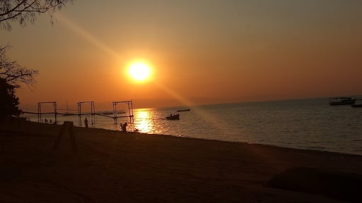 Sunset at Lake Malawi.