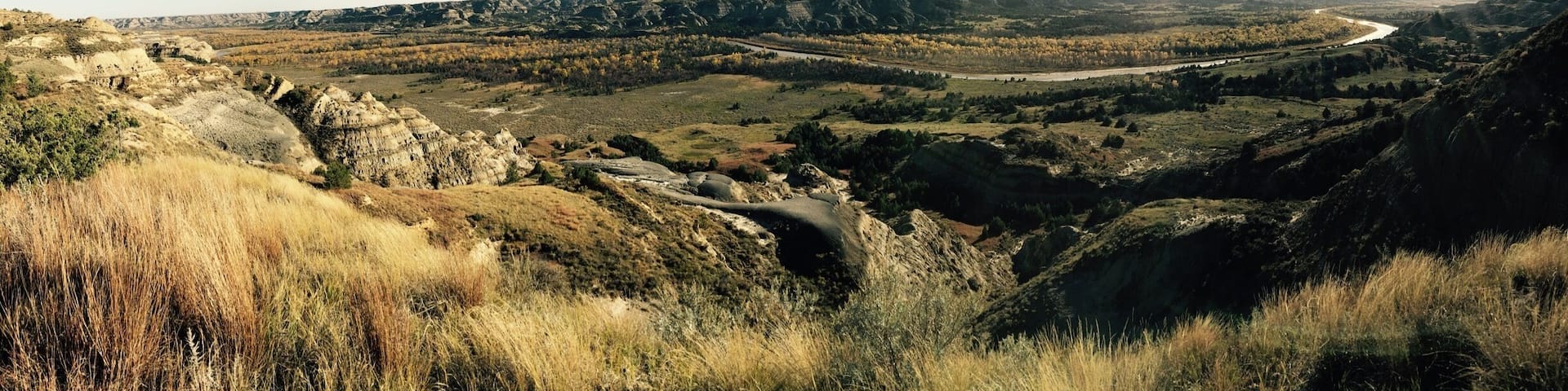 Theodore Roosevelt National Park in the fall
