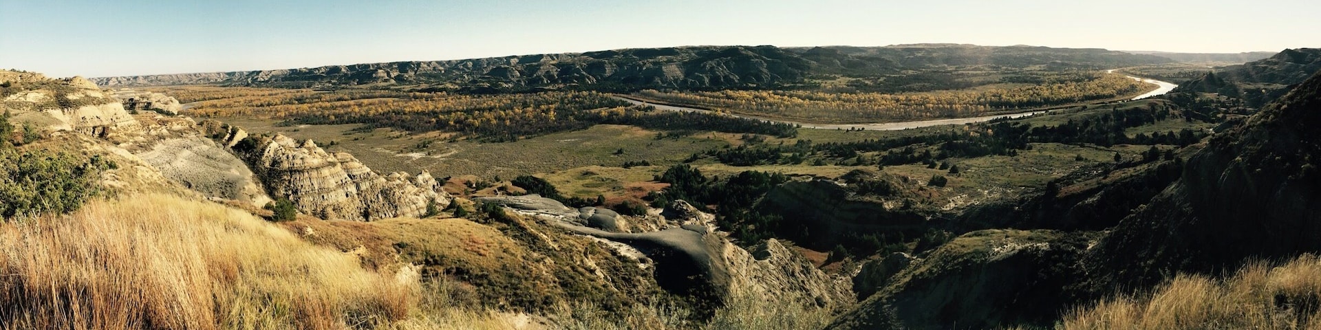 Theodore Roosevelt National Park in the fall