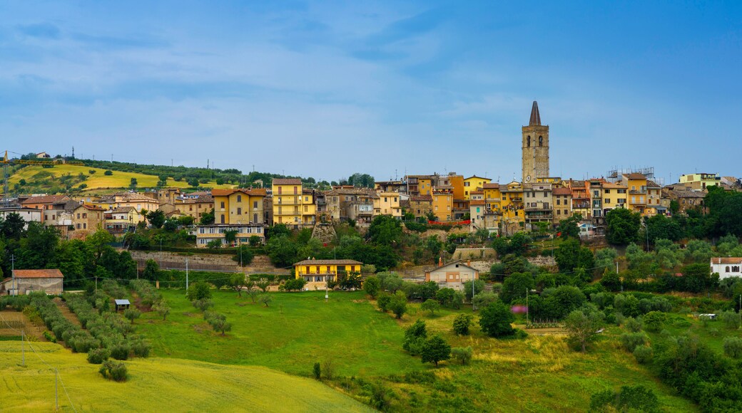 Country landscape near Appignano del Tronto, Marche, Italy