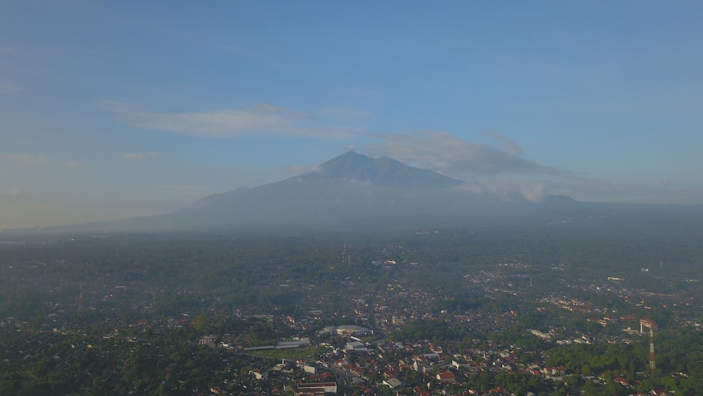Mount Merbabu Seen from Salatiga, Central Java