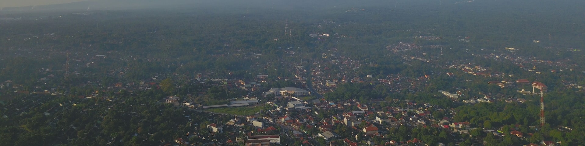 Mount Merbabu Seen from Salatiga, Central Java