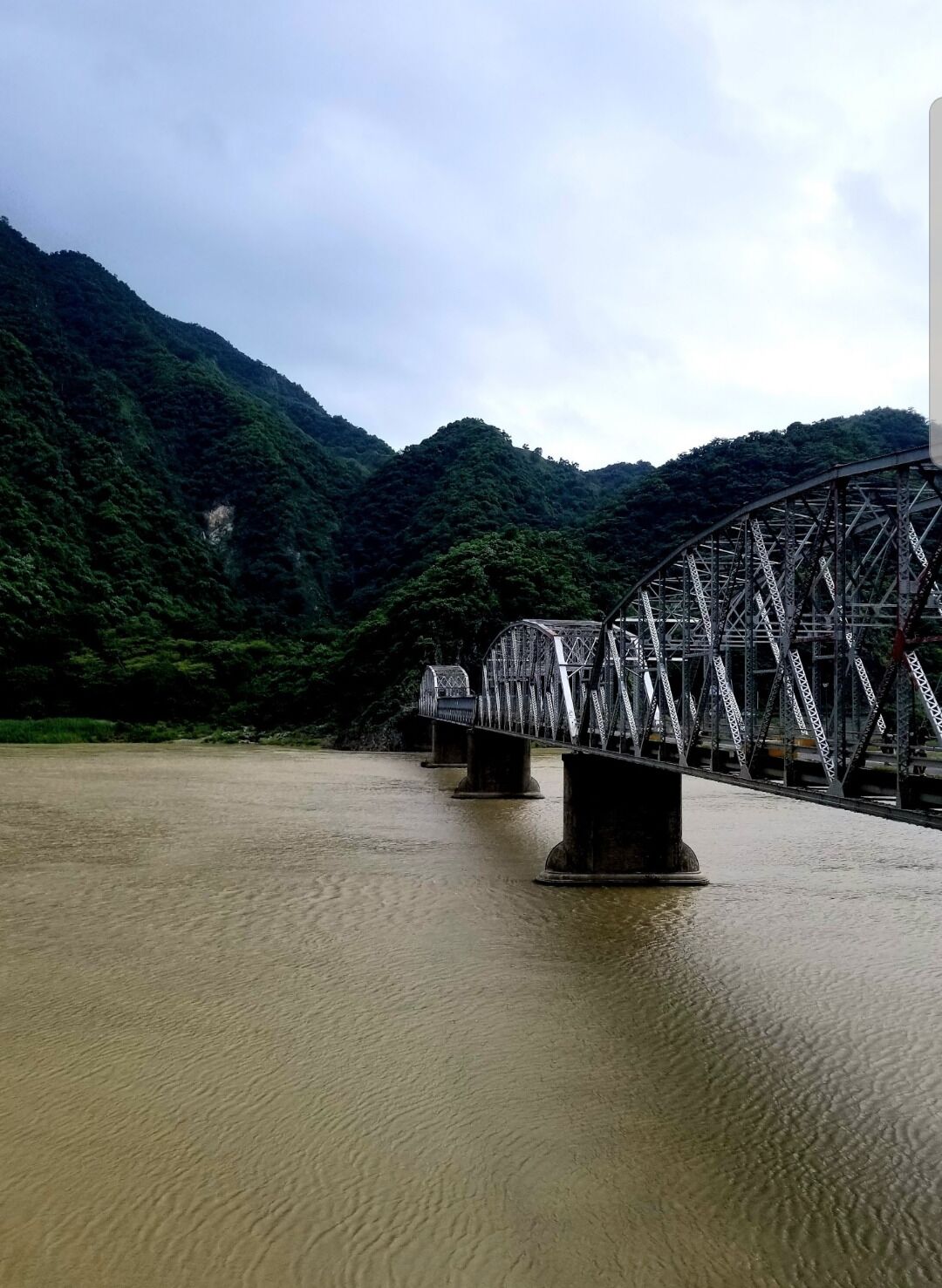 Quirino bridge in the Northern region of the Philippines...