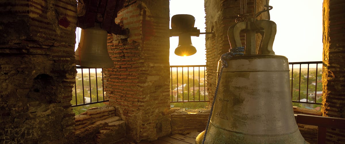 Watching the sunset from the belfry of the Bantay Bell Tower in historical Bantay, Ilocos Sur. #history