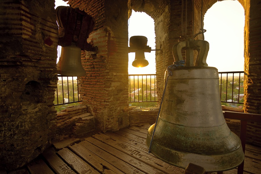 Watching the sunset from the belfry of the Bantay Bell Tower in historical Bantay, Ilocos Sur. #history