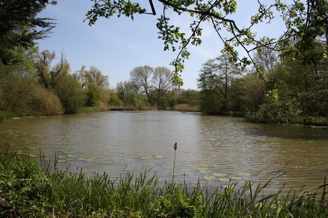 Lake at Woods Mill The main lake at Woods Mill nature reserve