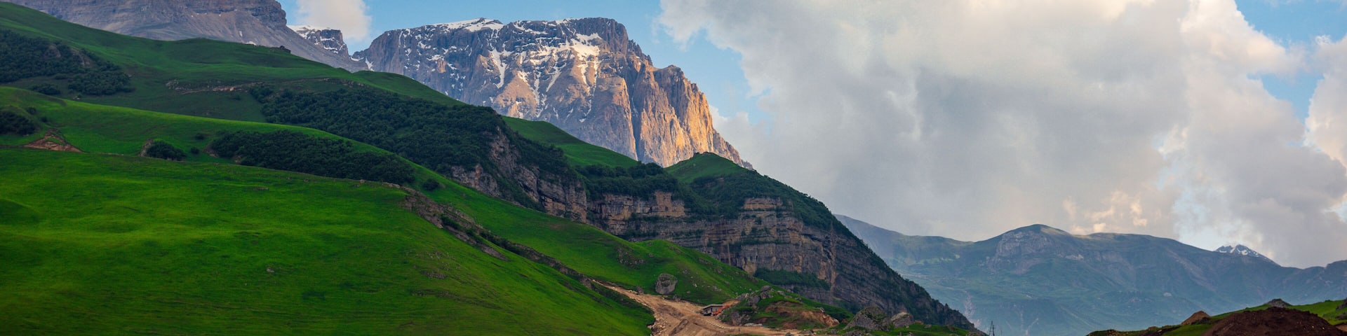 Shahdag mountain in the north of Azerbaijan
