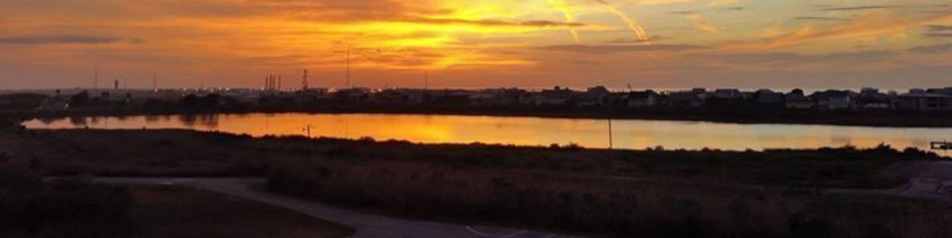 Sunset from Grand Isle State Park, near the southern tip of Louisiana.
We didn't know you could drive 1.5 hours south of New Orleans, but you can to reach this beautiful state park. Grand Isle is mostly a summer community but it was sunny and warm and nearly empty for us in early March.
The RV park was a great place to stay -- one of our favorites, right next to the beach and with nature paths nearby. We walked on the beach by day, and grilled burgers and sat by the campfire at night.
Don't miss the Drive-Through Daiquiri place in town!
#GoldenHour #Louisiana #RVLife #sunset #bayou #statepark #gulfcoast
#UStravel
#beach
#beachbound