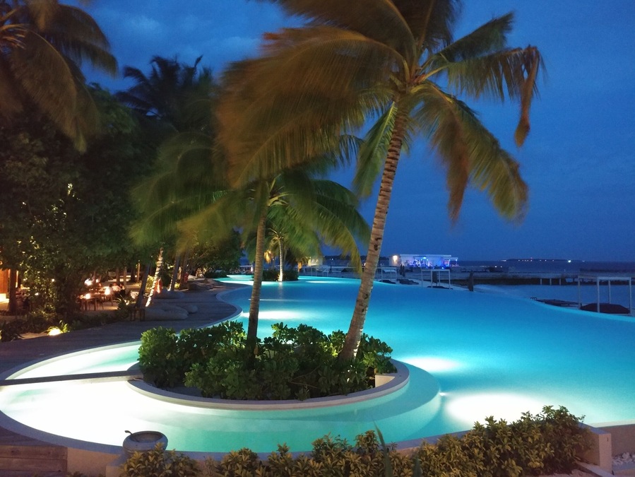 Amilla Fushi infinity pool