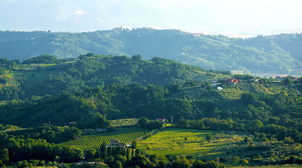 landscape with mountains in the Lazio region, Italy
