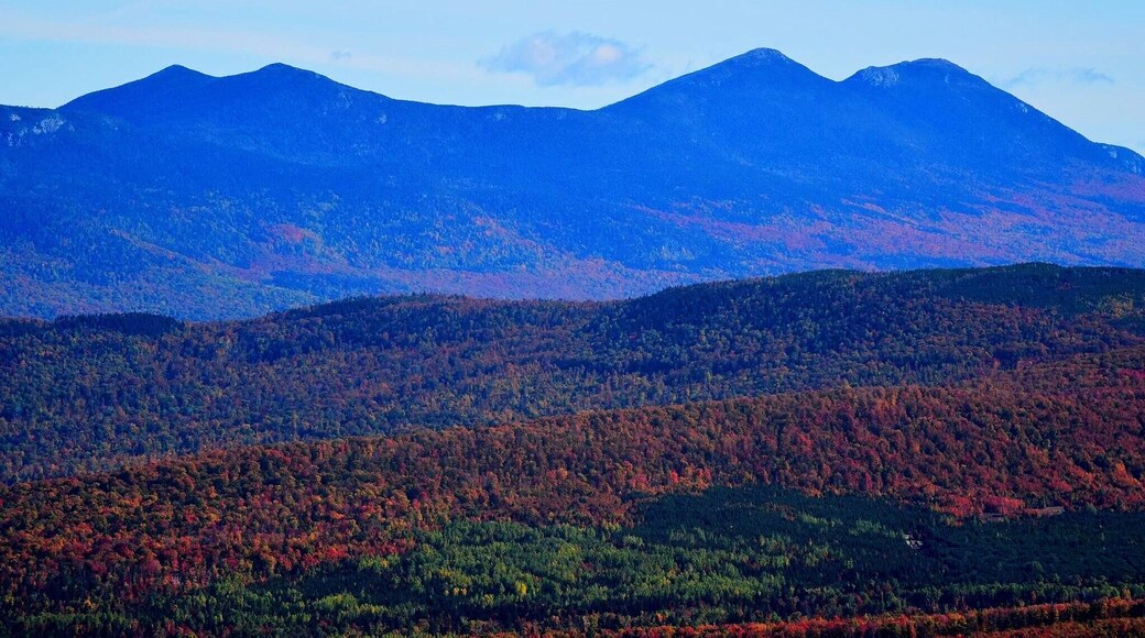 One the only a handful of mountains over 4000' in Maine. The Appalachian trail goes over Bigalow Mountain. As seen from Quill Hill.