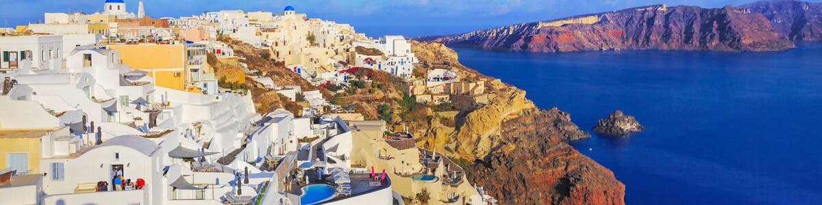 Santori. View over Oia, Santorini