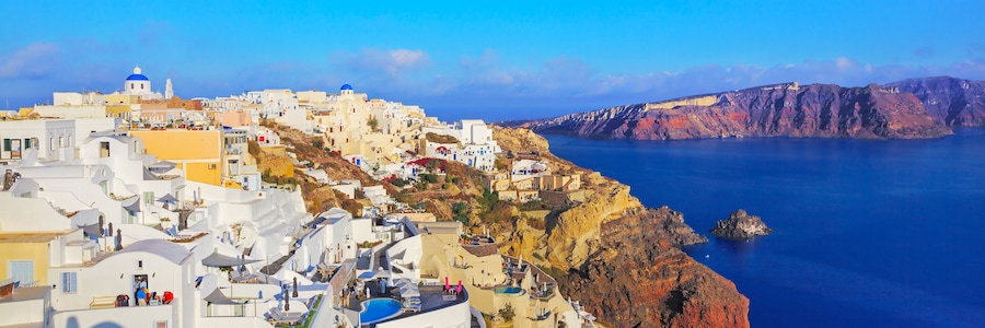 Santori. View over Oia, Santorini