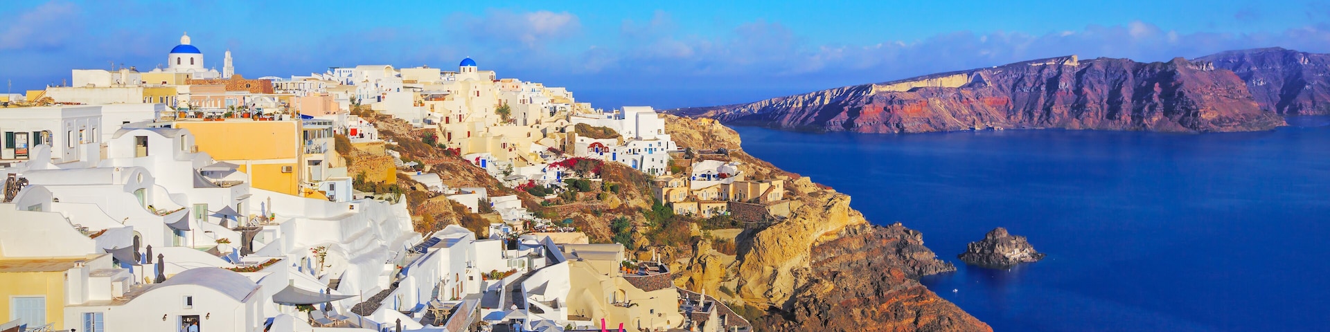 Santori. View over Oia, Santorini