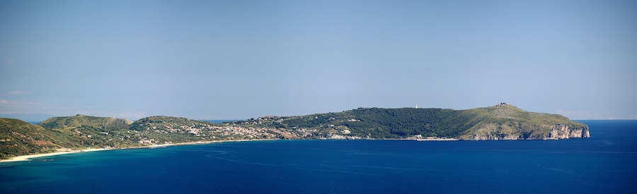 Capo Palinuro auf dem Cilento Panoramaaufnahme