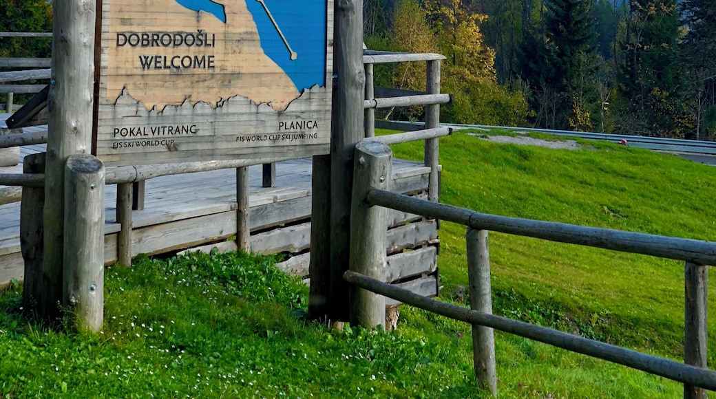 One of the places for skiing in Slovenia during winter