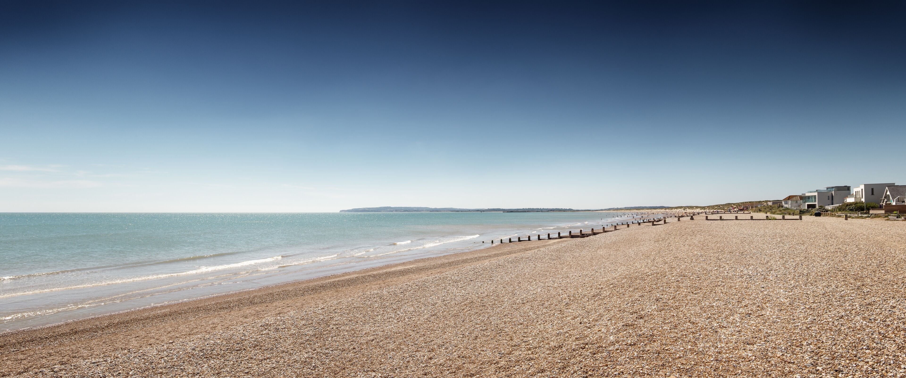 beach of camber sands in East Sussex