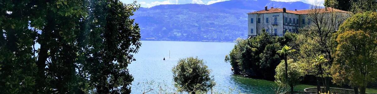 Beautiful view on the lake Maggiore