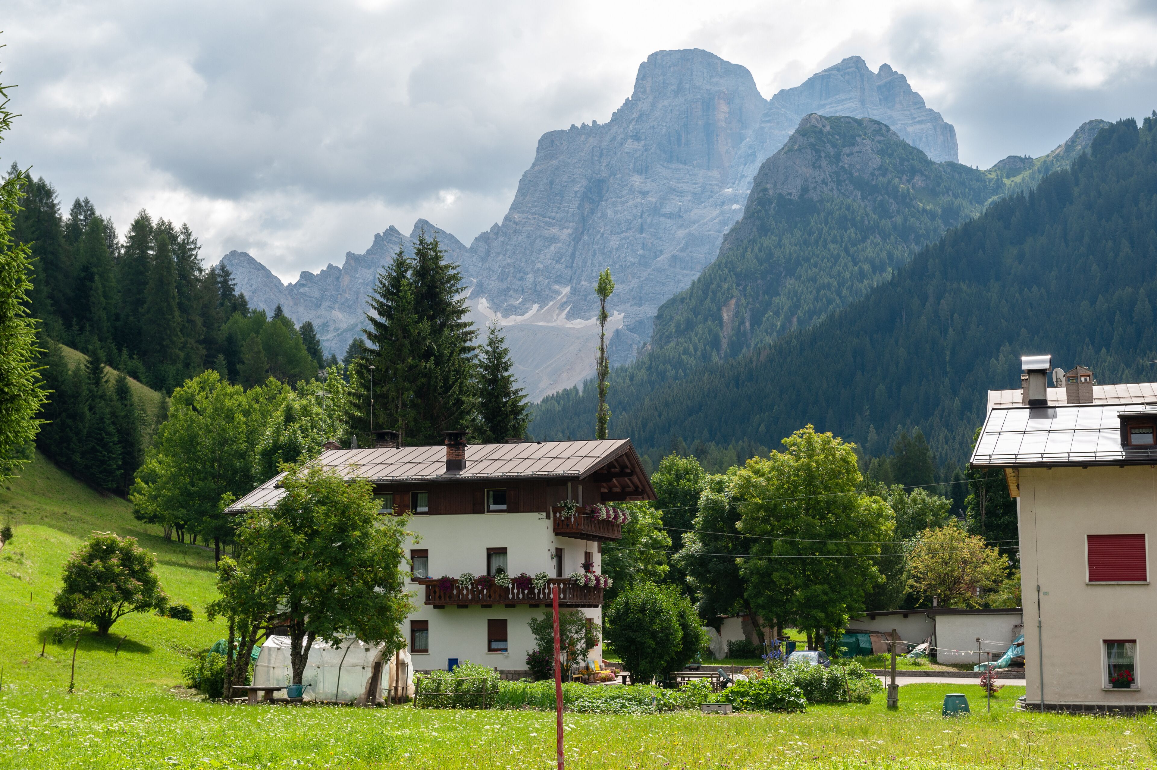 Impression of the Town of Santa Fosca, Italy