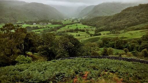Borrowdale valley.